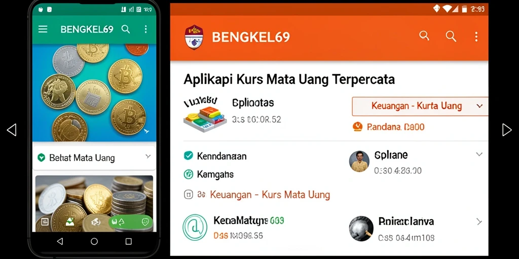 Tampilan antarmuka BENGKEL69 yang informatif dan mudah digunakan.