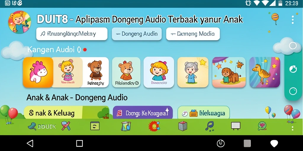 Tampilan antarmuka pengguna <strong>DUIT8</strong> yang intuitif dan menarik.