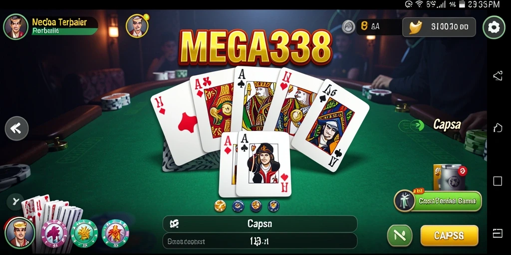 Tampilan antarmuka MEGA338 yang menarik dan fungsional.