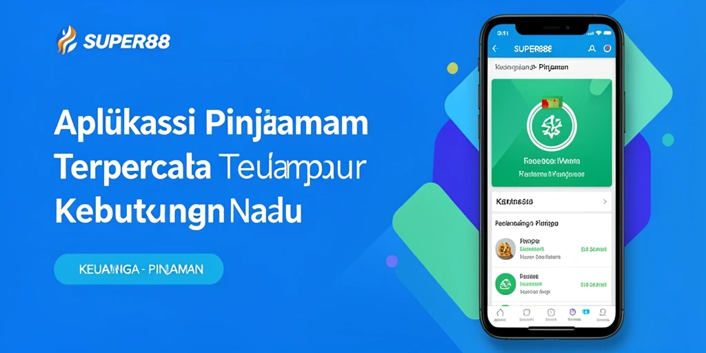 Antarmuka aplikasi SUPER88 yang mudah digunakan untuk pengajuan pinjaman.