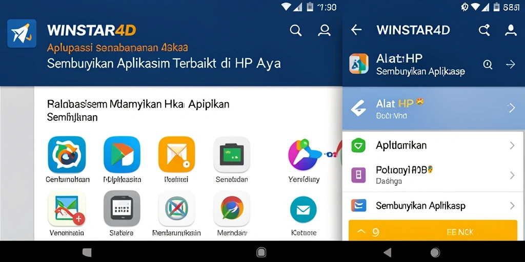 Antarmuka WINSTAR4D yang sederhana dan fungsional.