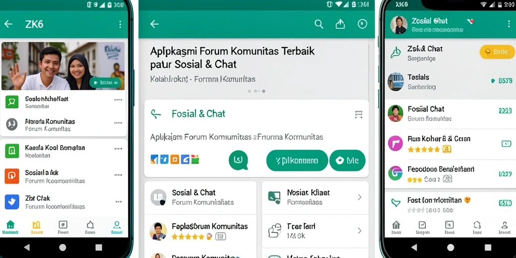 Tampilan antarmuka aplikasi ZK6 yang modern dan interaktif.